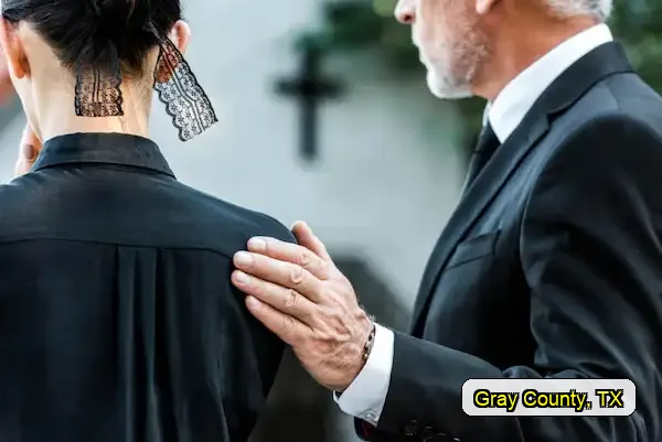 Wrongful death attorney graphic for Gray County, Texas near Pampa
